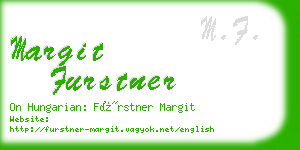 margit furstner business card